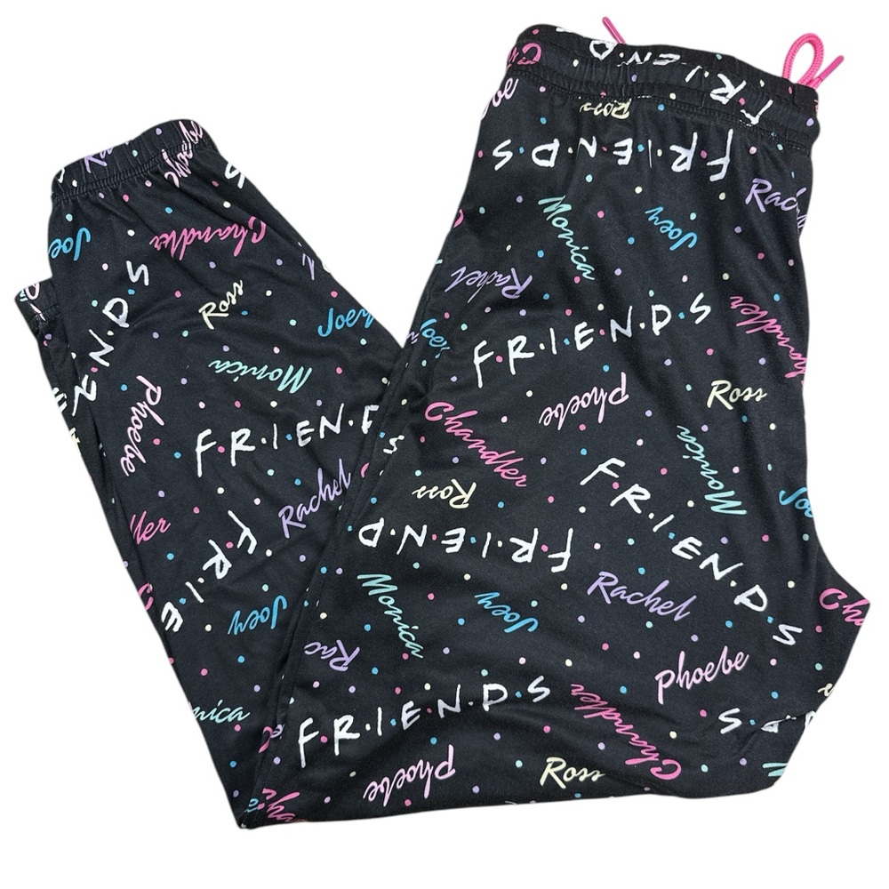 Friends Graphic PJ Loungewear Pull-on Pants XL (16-18) Preowned